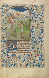 Ein Mann betet zum Heiligen Geist